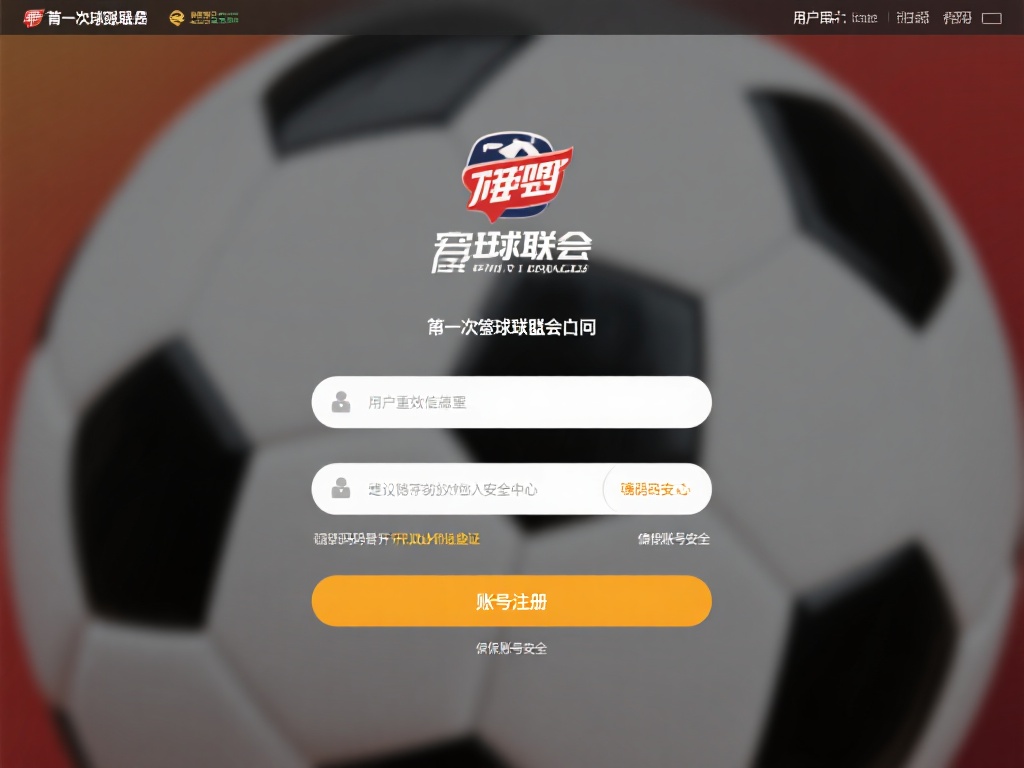 首次访问球盟会时，用户需要进行账号注册。这一步非常